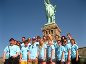 Wilhelmshaven Group Picture Statue of Liberty