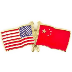 china us flags
