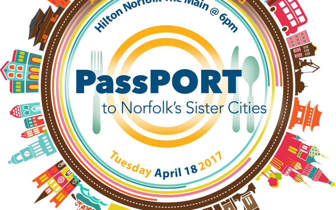 4th Annual PassPORT April 18, 6-8:30 pm at Hilton Norfolk The Main