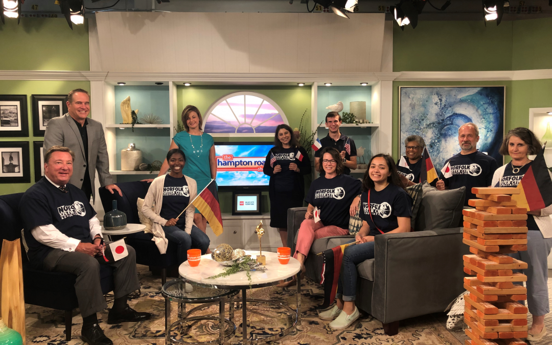Norfolk Sister City Association was the Audience for the June 5 edition of the Hampton Roads Show