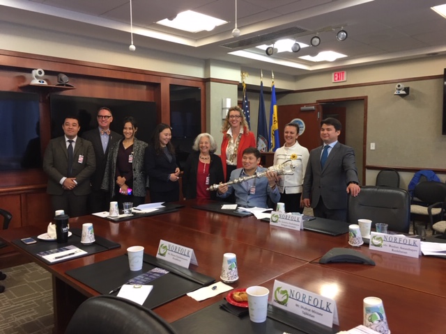 Norfolk Sister City Association Welcomes its First Rumsfeld Fellows Delegation